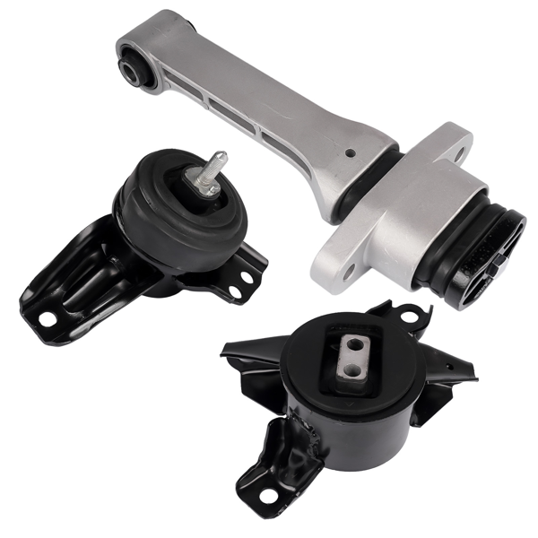 发动机支架 3Pcs Engine Motor and Transmission Mount Kit Fit for Hyundai Santa Fe Sport Luxury Sport Utility 4-Door-4