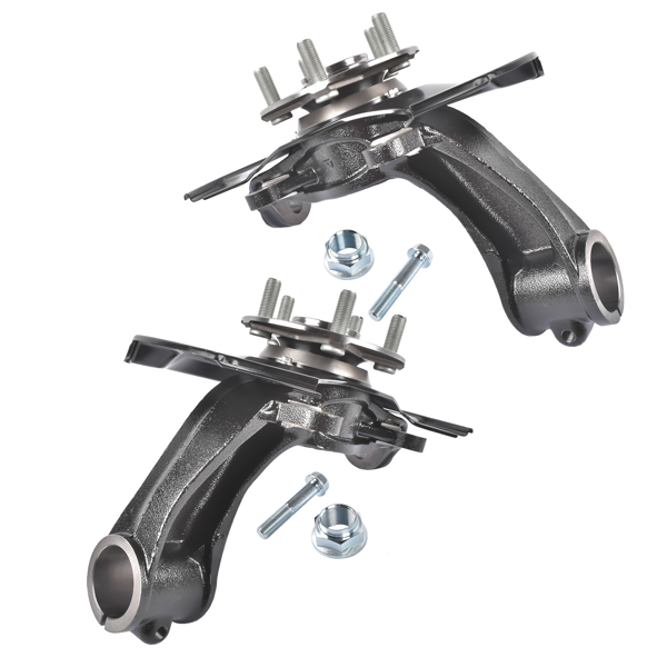转向节总成 2pcs Front Steering Knuckles Wheel Bearing Hubs Set Fits for 2016-2022 Honda Pilot Left + Right-4