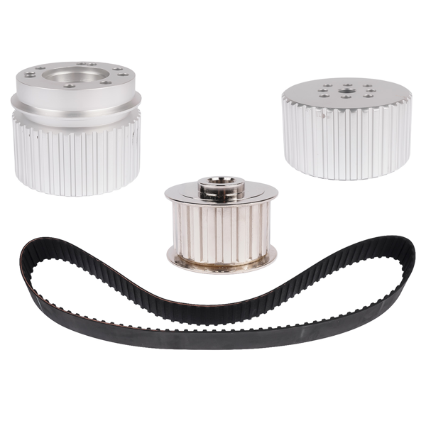 皮带轮套装 Pulley Kit Fit for Ford SBF 289 302 351W Small Block Only Fit Non-A/C Cars-2