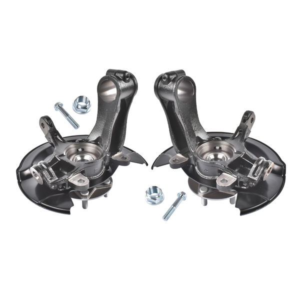 转向节总成 2pcs Front Steering Knuckles Wheel Bearing Hubs Set Fits for 2016-2022 Honda Pilot Left + Right-2