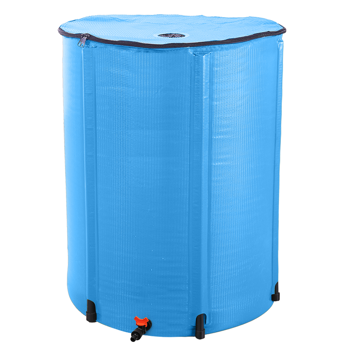 【替换57603278】100gal  蓝色  PVC 可折叠 集雨桶