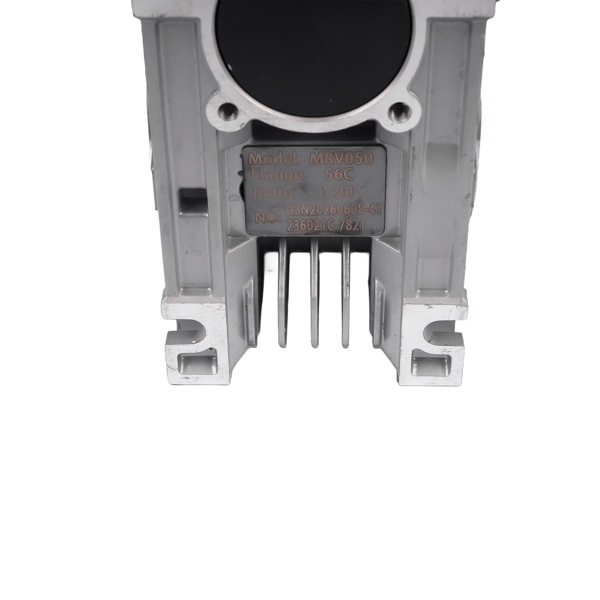 减速机 20:1 Ratio MRV050 Worm Gearbox Reducer 1750 RPM 56C Flange Mount-10