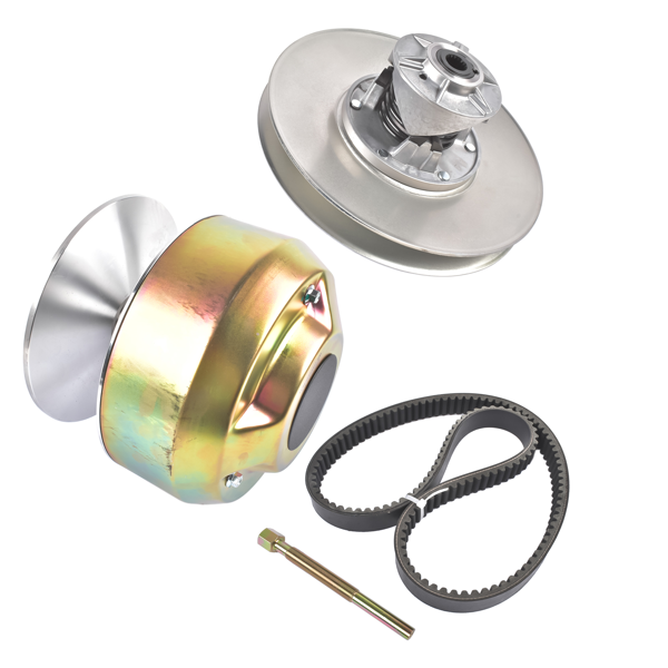 一级 + 二级离合器套件（带皮带和拉线器）Fits for John Deere Gator 4X2 6X4 AM128235 AM128794 AM136806 AM140967 AM140985 AM141005 AMT2707 JDG1641 M141673 RE28721-2