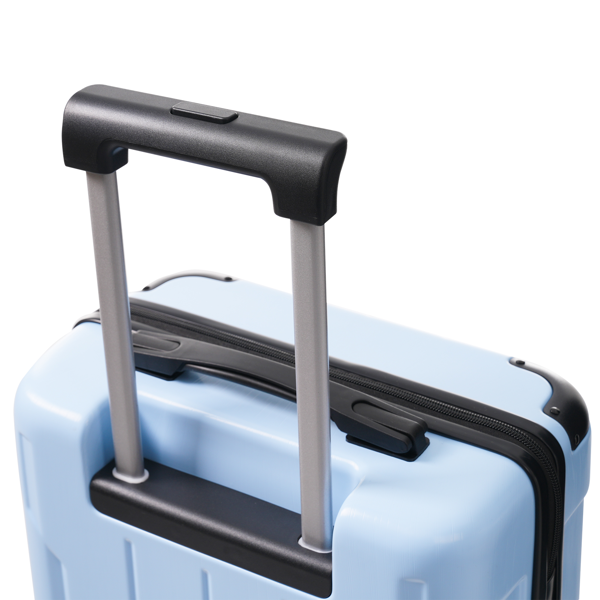 20-Inch Hardshell Carry-On Luggage, Lightweight Durable ABS Suitcase with Spinner Wheels, Built-in TSA Lock, 2 Packing Cubes, Skyblue-11