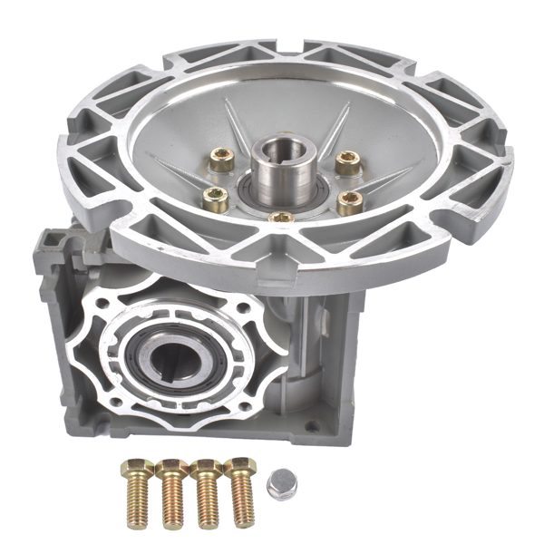 减速机 56C Flange Worm Gear Speed Reducer MRV040 10:1 1.16 HP 1750 RPM Keyed Shaft-4