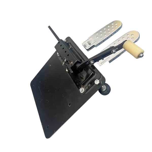 踏板 Portable Left Foot Accelerator Pedal Adj Quick Release w/ Footrest All-Metal-3