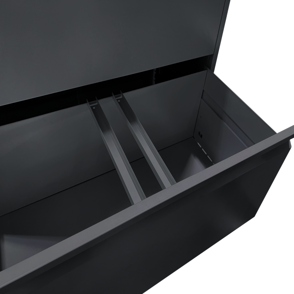2 Drawer Lateral File Cabinet with Lock – Heavy-Duty Metal Filing Cabinet for Home Office, Space-Saving Wide Storage for Letter/Legal/A4/F4, Silent Full-Extension Slides, Easy-Assembly-13