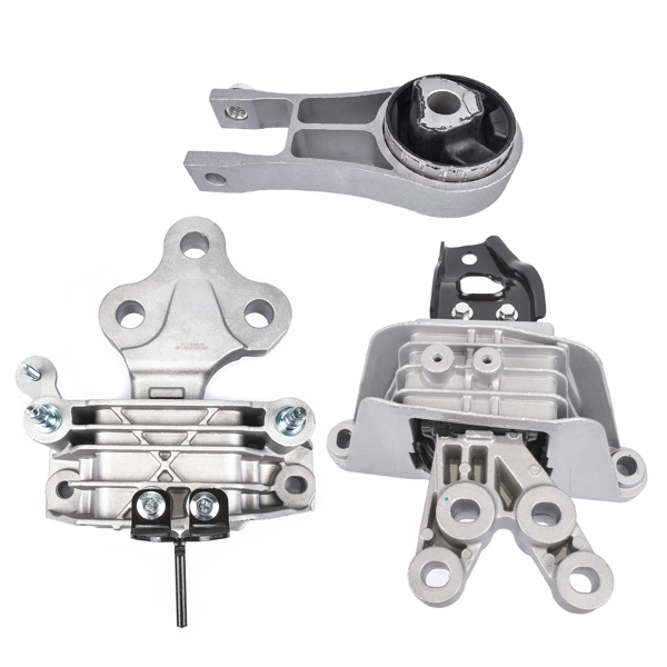 发动机支架 3x Engine Motor Transmission Mount Kit Fits For Chrysler Pacifica Voyager 3.6L AT Only 2017+-3