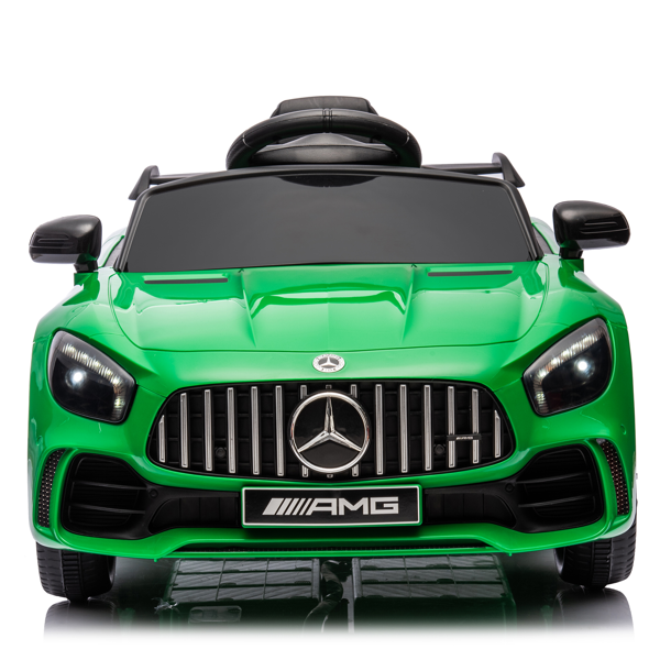双驱 12.00V 4.5Ah 跑车 AMG GTR 带2.4G遥控 绿色-4