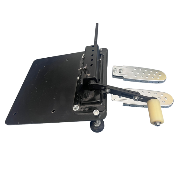 踏板 Portable Left Foot Accelerator Pedal Adj Quick Release w/ Footrest All-Metal-4