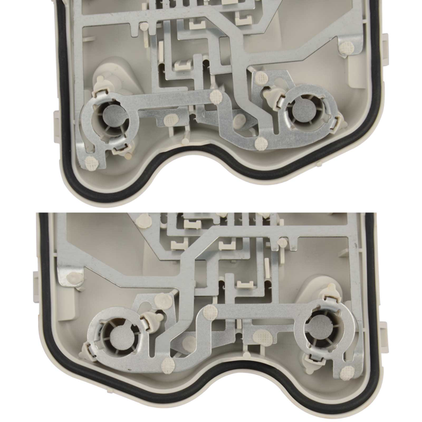 组合尾灯灯泡托架 2x Rear Left Right Tail Light Mount Holder Fits For Audi A6 S6 Quattro 3.2L 4.2L 5.2L 4F5945222 4F5945222C-8