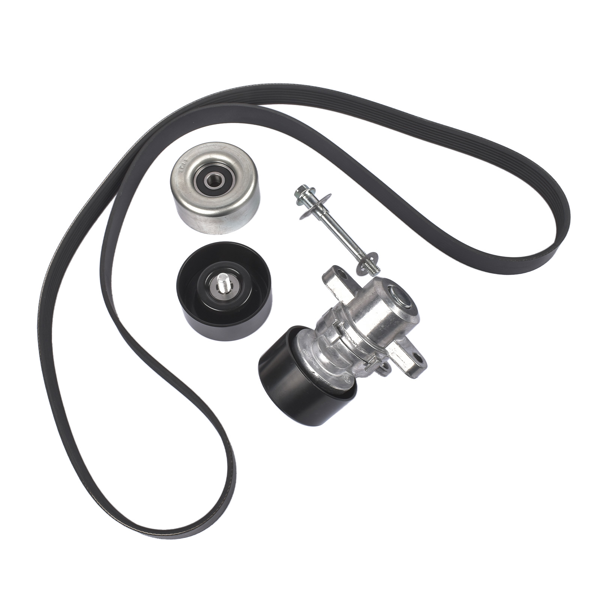皮带套装 Serpentine Belt Tensioner Pulley Kit Fits for Nissan Maxima Murano Altima 90K39155-4