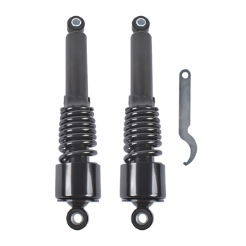 弹簧减震 Black 13" Heavy Duty Rear Shocks Fits for Harley-Davidson Road King Touring Street Tour Glide 2Pcs