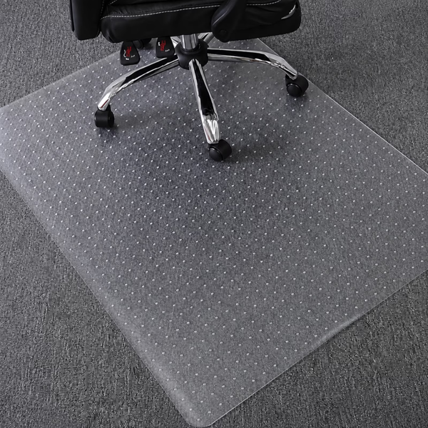 透明 PVC 办公椅地垫，适用于地毯与瓷砖地面，尺寸 47.24 × 35.43 英寸-1