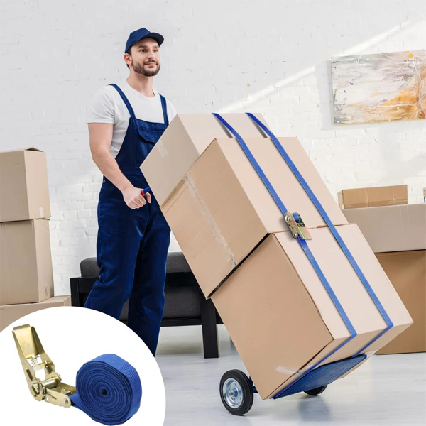 棘轮带系带4 x 25mm无头5米蓝色1500kg系带-8