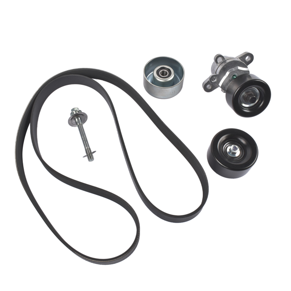 皮带套装 Serpentine Belt Tensioner Pulley Kit Fits for Nissan Maxima Murano Altima 90K39155-2
