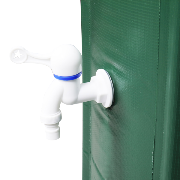 【替换45661517】100gal  绿色  带刻度  PVC  集雨桶-3