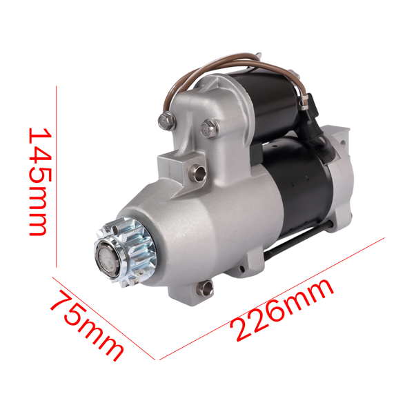起动机 Starter Motor Fits for Yamaha 4-Stroke F225TLR 2006-2008 LF250TUR 2005-2008-8