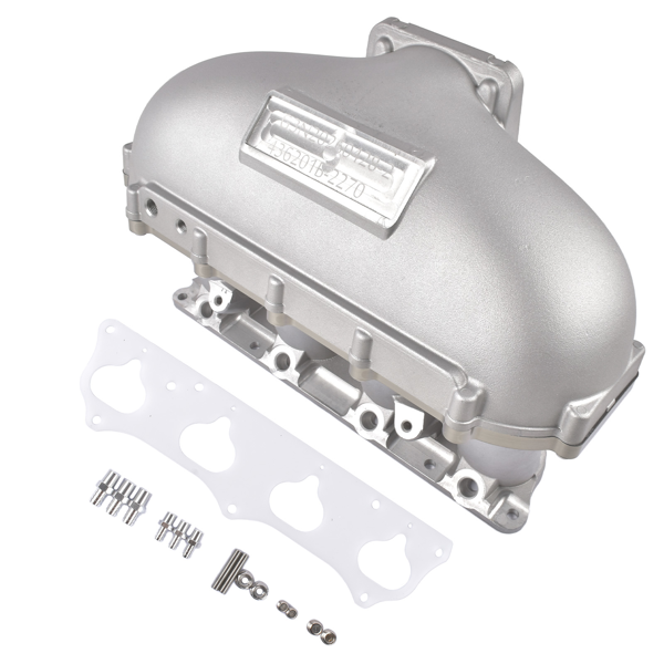 进气歧管 Silver Center Feed Racing Intake Manifold Fits for K Series K20 K24 Acura RSX Honda Civic Si-9