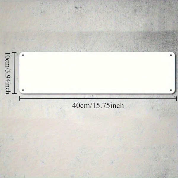 CIFbuy 复古蒙马特铝制墙牌 15.7×3.9英寸，耐候法式装饰（TikTok, temu 自提物流）-4