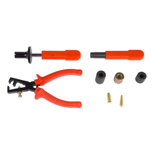 喷油器密封件安装和拆卸工具包 8pcs Fuel Injector Seal Remover Installer Tool Kit Replacement for BMW 130283 130193-10