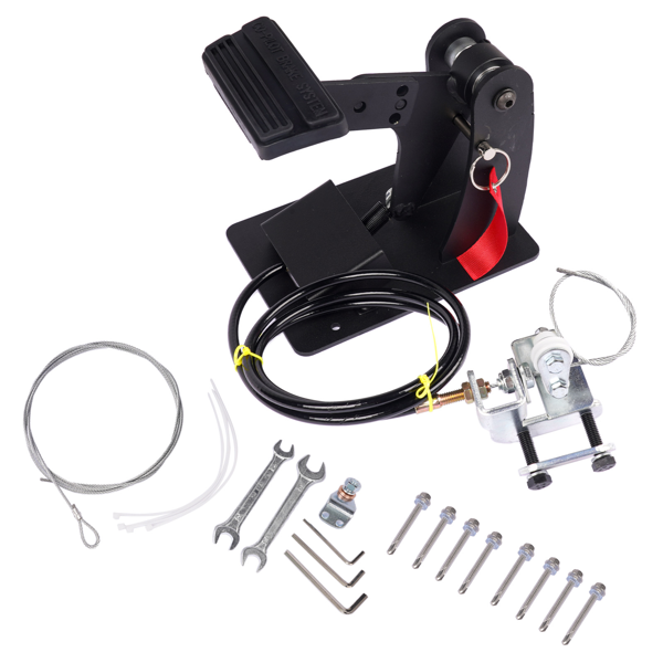 踏板总成 Passenger Side Universal Dual Brake Pedal #ACAR-B1 Pedal Height Adjustable-6