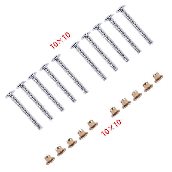 螺栓套装 100x 3/16" Medium Flange Collars Replacement for Peterbilt 379 Hucks & Collars MGP98T-R6-10G-5