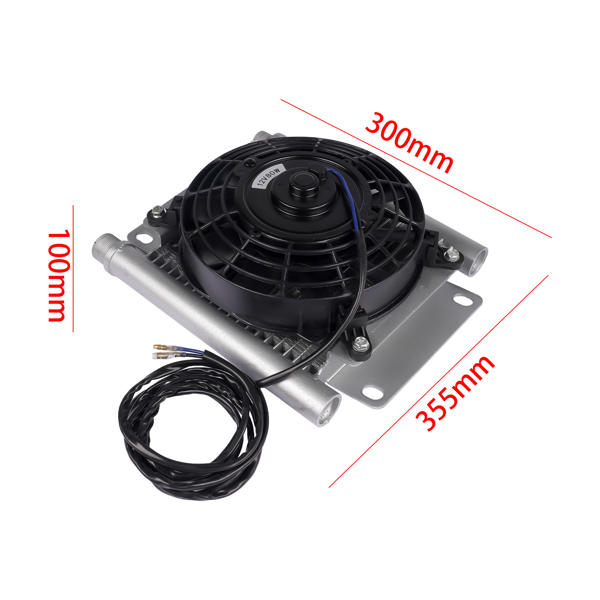 散热器风扇 Radiator with Hydraulic Fan Fits for AGT 1-1.8Ton Mini Excavators AGT-QH12 M27 Models-5