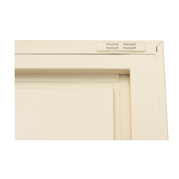 71'' 2 Shapely Door Cabinet With Lock, Metal Storage Cabinet with Doors and Adjustable Shelves, for Kitchen, Bedroom, Living Room(Beige)-8
