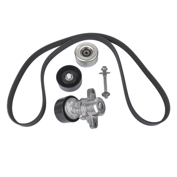 皮带套装 Serpentine Belt Tensioner Pulley Kit Fits for Nissan Maxima Murano Altima 90K39155