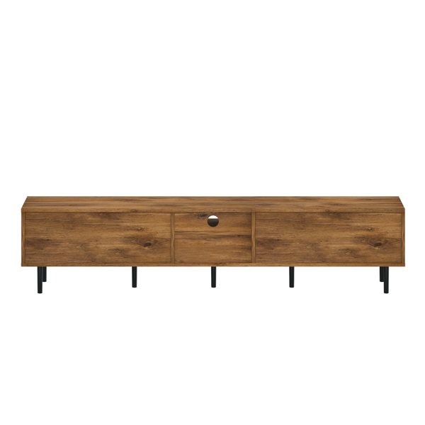 78" TV Stand for 85 75 65 Inch TV, TV Consoles for Living Room, Entertainment Center Wood TV Media with Storage-14