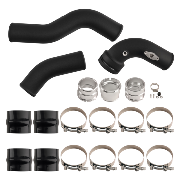 Turbo Charge Pipe Kit fit for BMW 128i 228i 320i 328i N20 2.0L Black 2012-2018-1