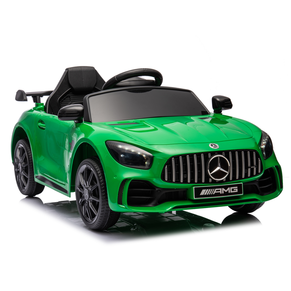 双驱 12.00V 4.5Ah 跑车 AMG GTR 带2.4G遥控 绿色-7