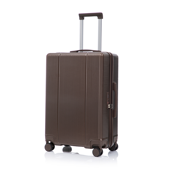 20"/24"/28" 3件套 ABS材质万向轮行李箱，登机箱，同色系，TSA密码锁（棕色）-2