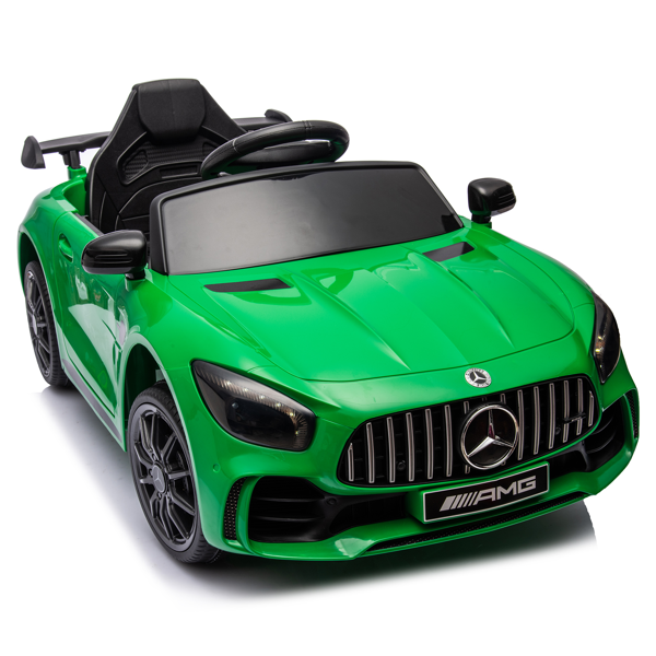 双驱 12.00V 4.5Ah 跑车 AMG GTR 带2.4G遥控 绿色-11