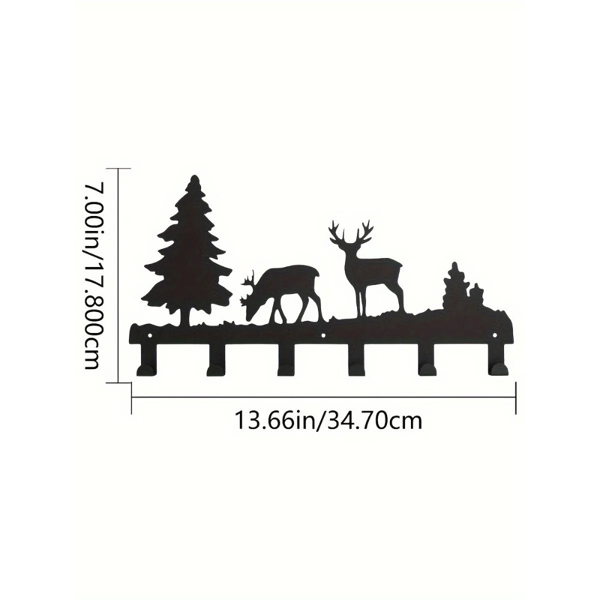 CIFbuy 重型免钻粘贴式墙钩，哑光黑色，防锈省空间收纳架，强力承重，适用于毛巾、浴袍、包袋、大衣，是浴室、厨房及玄关的实用储物解决方案。（TikTok, temu 自提物流）-7