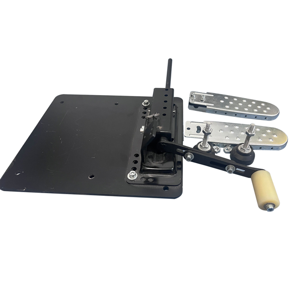 踏板 Portable Left Foot Accelerator Pedal Adj Quick Release w/ Footrest All-Metal-2