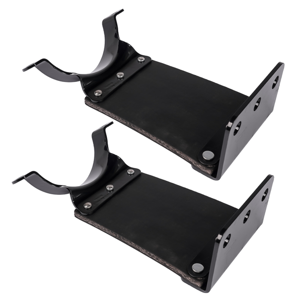 排气支架套件 Black 2 Pk Heavy Duty Exhaust Bracket Kit fits for Automann 562.U75846, PTR-14-13846-2