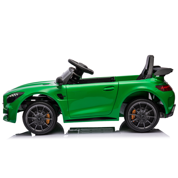 双驱 12.00V 4.5Ah 跑车 AMG GTR 带2.4G遥控 绿色-5