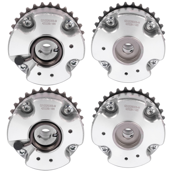 凸轮轴调节器 4Pcs Intake & Exhaust Camshaft Adjusters Fits For Audi A4 A5 A6 R8 A8 Q5 CALA CFSA 06E109083M 06E109083R 06E109083AA 06E109084M 06E109084P-7
