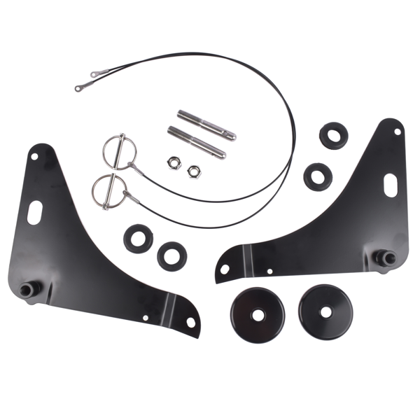 引擎盖销钉套件 Hood Pin Pins Kit Fits For 2008-2016 Dodge Challenger 3.6 5.7 6.4  82214260 82214260AB 82214260AC P5155755-5