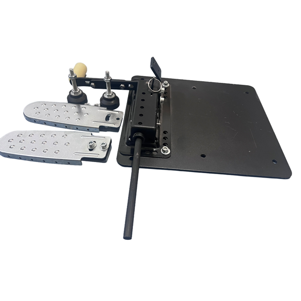 踏板 Portable Left Foot Accelerator Pedal Adj Quick Release w/ Footrest All-Metal-1