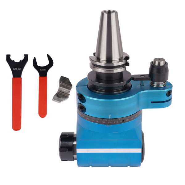 角度头 1:1 Gear Ratio CAT40 ER32 90°Fixed Angle Head Collet Chuck 3500RPM AH-CAT40–ER32-6