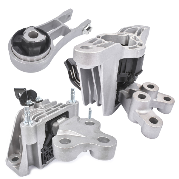发动机支架 3x Engine Motor Transmission Mount Kit Fits For Chrysler Pacifica Voyager 3.6L AT Only 2017+-8