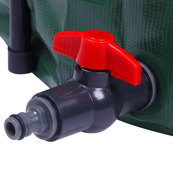 【替换49738622】100gal  绿色  PVC 可折叠 集雨桶-13
