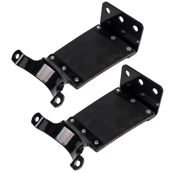 排气支架套件 Black 2 Pk Heavy Duty Exhaust Bracket Kit fits for Automann 562.U75846, PTR-14-13846-4