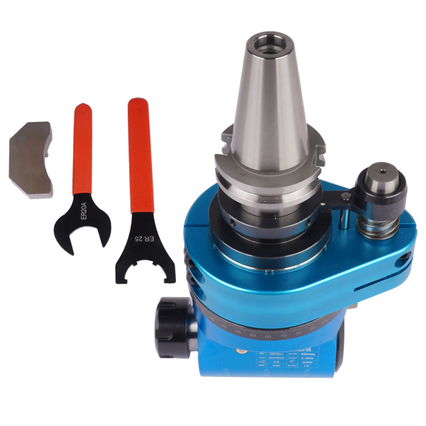 角度头 1:1 Gear Ratio CAT40 ER25 90°Fixed Angle Head Collet Chuck 3500RPM AH-CAT40–ER25-5