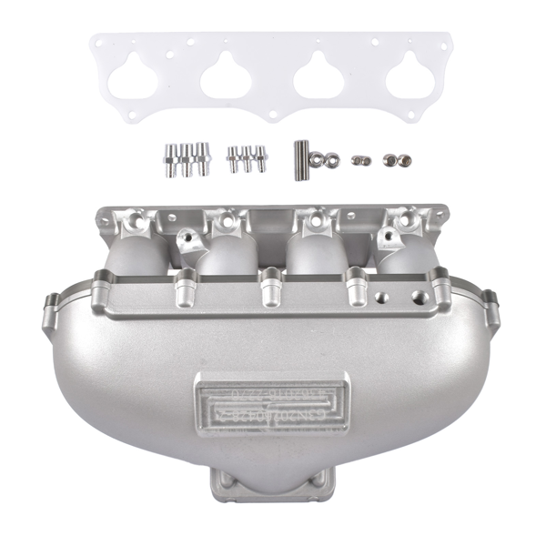 进气歧管 Silver Center Feed Racing Intake Manifold Fits for K Series K20 K24 Acura RSX Honda Civic Si-4