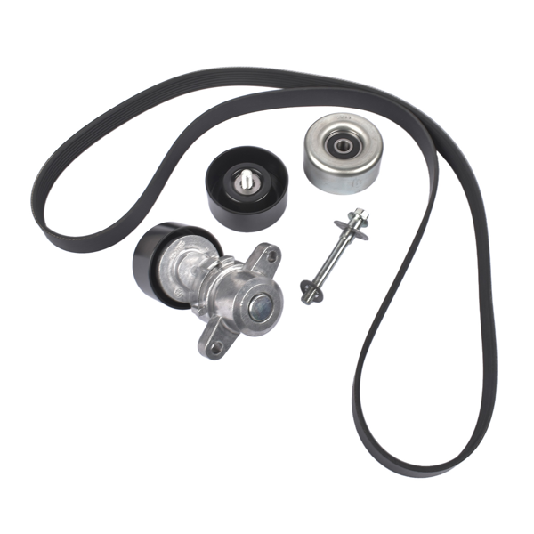 皮带套装 Serpentine Belt Tensioner Pulley Kit Fits for Nissan Maxima Murano Altima 90K39155-6
