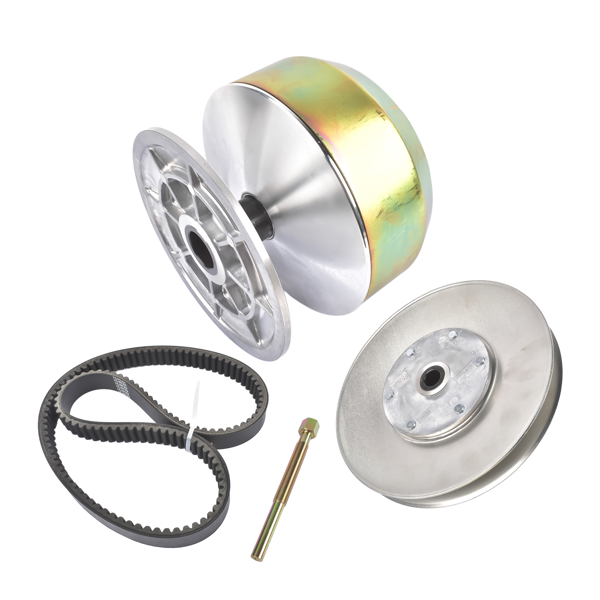 一级 + 二级离合器套件（带皮带和拉线器）Fits for John Deere Gator 4X2 6X4 AM128235 AM128794 AM136806 AM140967 AM140985 AM141005 AMT2707 JDG1641 M141673 RE28721-5